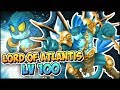 LORD OF ATLANTIS (LV 100) COMBATES PVP - Monster Legends Review