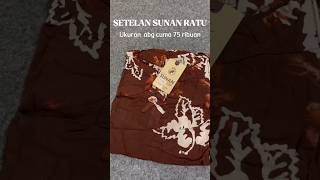 Setelan abg dari sunan ratu ld 100 cm #review #fashion #shorts