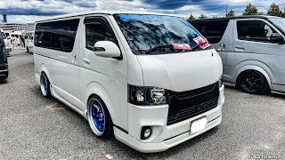 HIACE Tuning VAN bodykit SBM Osaka2021 - SBM大阪2021 ハイエース チューニング カスタム 200 トヨタ