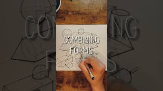 Combining forms explained 🔥✍🏼 #drawing #arttips #perspective #explained