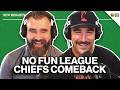 Travis Makes Chiefs History, Jason’s War on Stats, and Settling a Bet with Patrick Mahomes | Ep 103