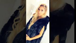 ‘Roca’ LUXE Black Super-Soft Hooded Faux-Fur Gilet