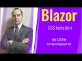 How to use CSS isolation in Blazor .net 5