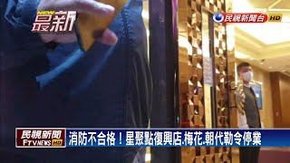 消防設備不合格！星聚點復興店遭勒令停業－民視新聞