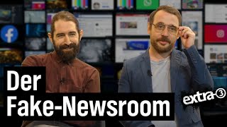 Der Fake-Newsroom | extra 3 | NDR