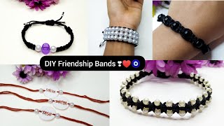 5 Handmade Friendship Bracelets Ideas| How To Make Thread Bracelet At Home | DIY Bracelets