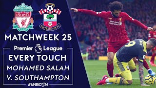 Every Mohamed Salah touch for Liverpool v. Southampton | Premier League | NBC Sports
