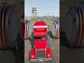 Cement Truck & Buses vs Bollards Crash - BeamNG.drive #shorts #beamngdrive #bus