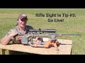 how to 5 tips for sighting in your rifle