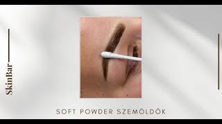 A Soft Powder technika a klasszikus szemöldök satírozás újra gondolása egy púderesebb változatban.