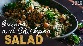 Quick and Easy Quinoa And Chickpea Salad Recipe