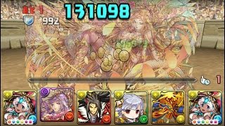 「パズドラ」極限の闘技場 双極の女神 彩天聖命神．ハトホル クリア