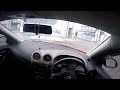 Seat Ibiza 1.9TDI 300hp 1/4mile race in Santa Pod ( inside view ) 12.78 110mph