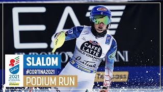 Mikaela Shiffrin | Bronze | Women's Slalom | 2021 FIS World Alpine Ski Championships