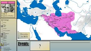 The History of the Parthian Empire (250 BCE-228 CE + additional map): every month