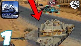 Armored Frontline: Warzone - Gameplay Walkthrough Part 1 - Tutorial (iOS Android)