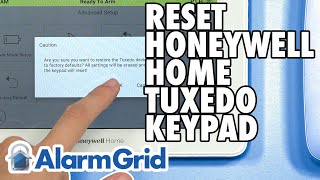 Resetting the Honeywell Home Tuxedo Keypad