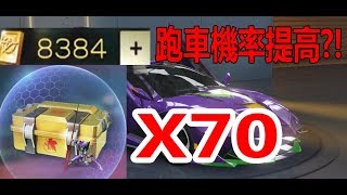 【荒野行動】70抽EVA限定跑車!!跑車機率提升?!真的好好抽喔XD??太爽了吧!!企鵝8000NT??