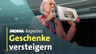 MOMA Reporter: Versteigerung von Weihnachtsgeschenken | ARD Morgenmagazin