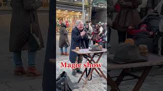 ബോൾ ഓറഞ്ച് ആക്കുന്ന മാജിക് കണ്ടിട്ടുണ്ടോ? #magic #streetmagic #christmas2024 #scotland #edinburgh