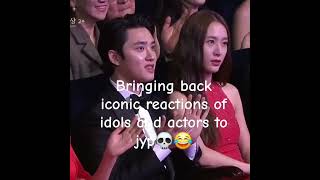 Their reactions were on point🤣#kpop #jyp #songjoongki #kpopidol #kpopmeme #koreanactor #exo #krystal