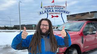 Start of the Alaska Highway | Driving to the North Pole to deliver letters to Santa - Day 13