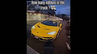 How many millions in this truck? 🤑#shorts #trendingshorts #viralvideo #cars #carshorts #carlovers