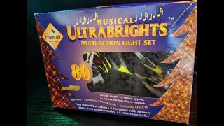 Premier 80 Multi-Action Musical  Christmas Lights (Unboxing and Review)