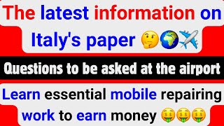 🇮🇹 AIRPORT QUESTIONS ✈️ WHICH WORK GOOD 🤑 AND MANY MORE INFORMATION