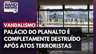 Palácio do Planalto é completamente destruído após atos terroristas