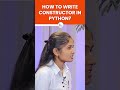 How To Write Constructor In Python? | Python Constructors | #thekiranacademy