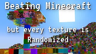 Can I Beat Minecraft with Random Textures?