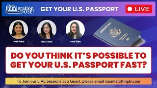 Do You Think It’s Possible to Get Your U.S. Passport Fast?