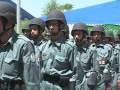 afghan police on front line