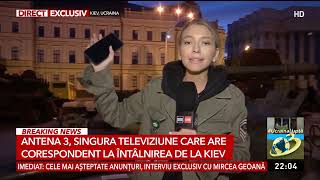 Antena 3, Corespondență în exclusivitate la întâlnirea de la Kiev