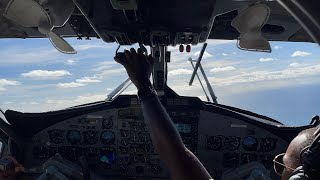 Epic sound | Winair DHC 6-300 Twin Otter (PJ-WII) beautiful takeoff from St. Maarten. [4K 60]