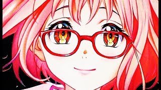 How to Draw Anime Eyes with Glasses | Kuriyama Mirai