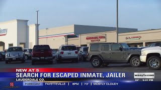 Search For Escaped Inmate Jailer
