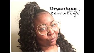 Half up half down quick weave ft Organique loose deep