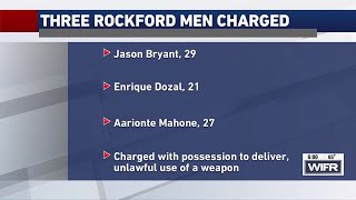 3 arrested after Rockford police recover guns, drugs