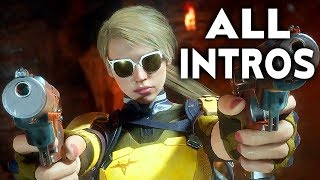 MORTAL KOMBAT 11 Cassie Cage All Intros Dialogue Character Banter MK11