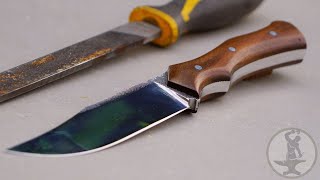 Creating a Hunting Knife from an Old File