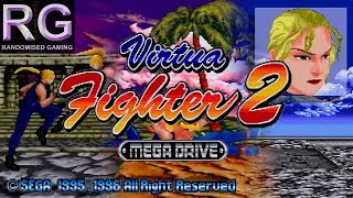 Virtua Fighter 2 - Sega Mega Drive - Full playthrough as Sarah 1CC Trueplay [1080p 60fps]