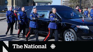 Slain Edmonton police officers honoured with regimental funeral