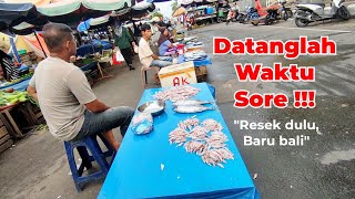 INILAH SITUASI PASAR PARIAMAN !!! SORE DENGAN JENIS2 IKAN LAUT YANG DIJUAL !!!