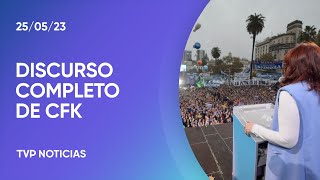 Discurso completo de CFK en Plaza de Mayo