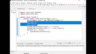 Basic Java Set Integer