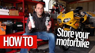 Martin Fitz-Gibbons explains how he stores his bike | MCN | Motorcyclenews.com