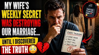 My Wife’s Weekly Secret Was Destroying Our Marriage… Until I Discovered the Truth 😳💔#usa#love#shorts