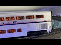 amtrak tmcc dash 8 diesel 509 sku 6 18290 plus super liner bilevel 18